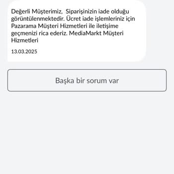 Yanlış Ödeme Nedeniyle İptal Edilen Siparişin Kargoda Görünmesi