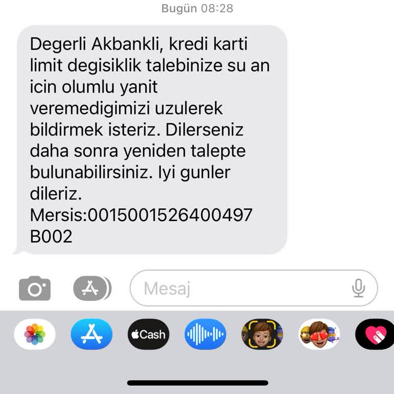 Kredi Kartı Limit Sorunu Ve Yetersiz Müşteri Hizmetleri
