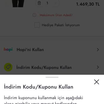 Boyner'de İndirim Kazandım, Kullanamıyorum!