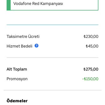 Uber Yolculuğunda Fazla Ücret Alınması