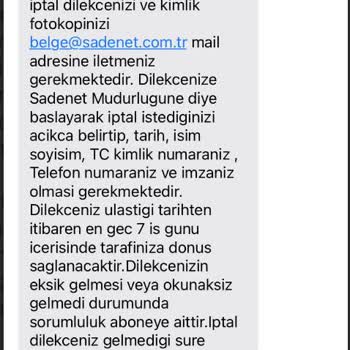 İnternet Aboneliği İptal Sorunu