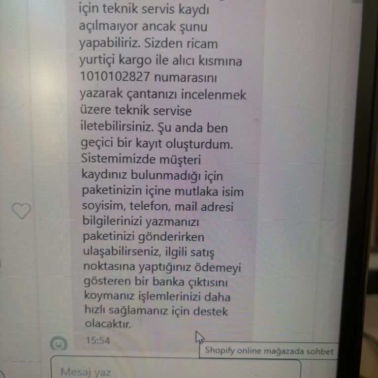 Dinossi'den Alınan Çanta Ve Ulaşılmaz Müşteri Hizmetleri