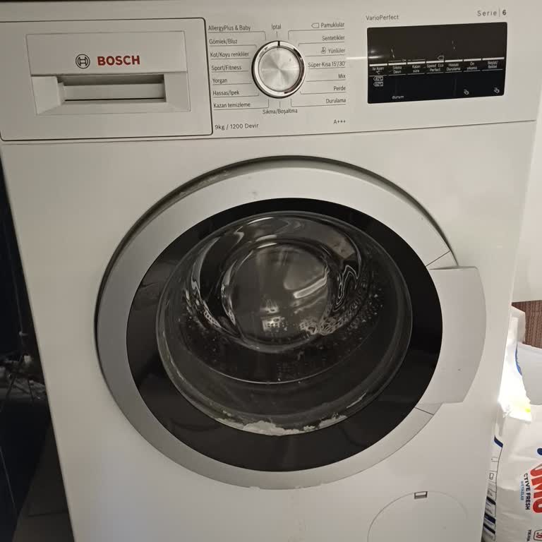 Bosch Çamaşır Makinesi İle Bitmeyen Sorunlar