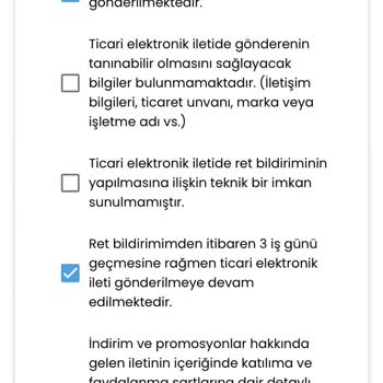 Sürekli Gönderilen Mesajlar Ve Ücret Talebiyle İlgili Şikayet