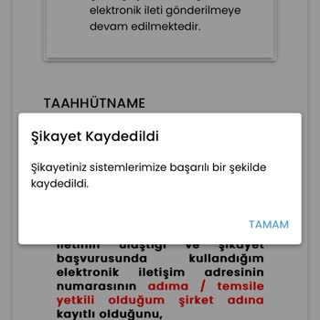 Sürekli Gönderilen Mesajlar Ve Ücret Talebiyle İlgili Şikayet