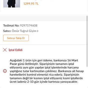 Trendyol'da İptal Edilen Siparişin İadesi Neden Gecikiyor?