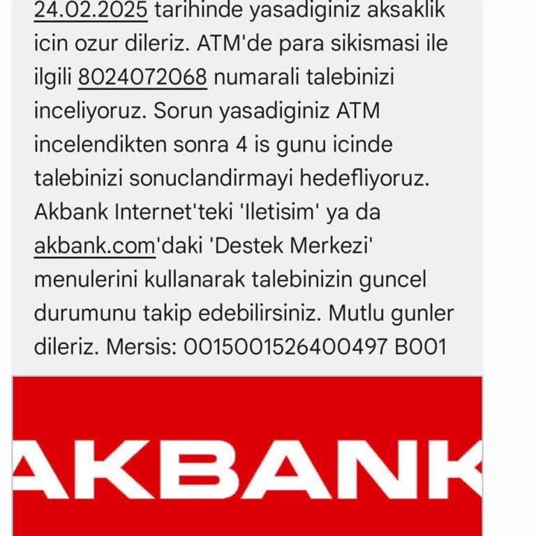 ATM'de Sıkışan Paralar Ve Ekside Kalan Hesaplar