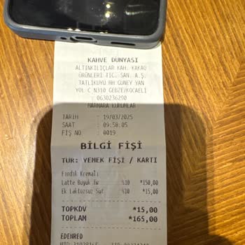 Kahve Dünyası'nda Fiyat Tutarsızlığı