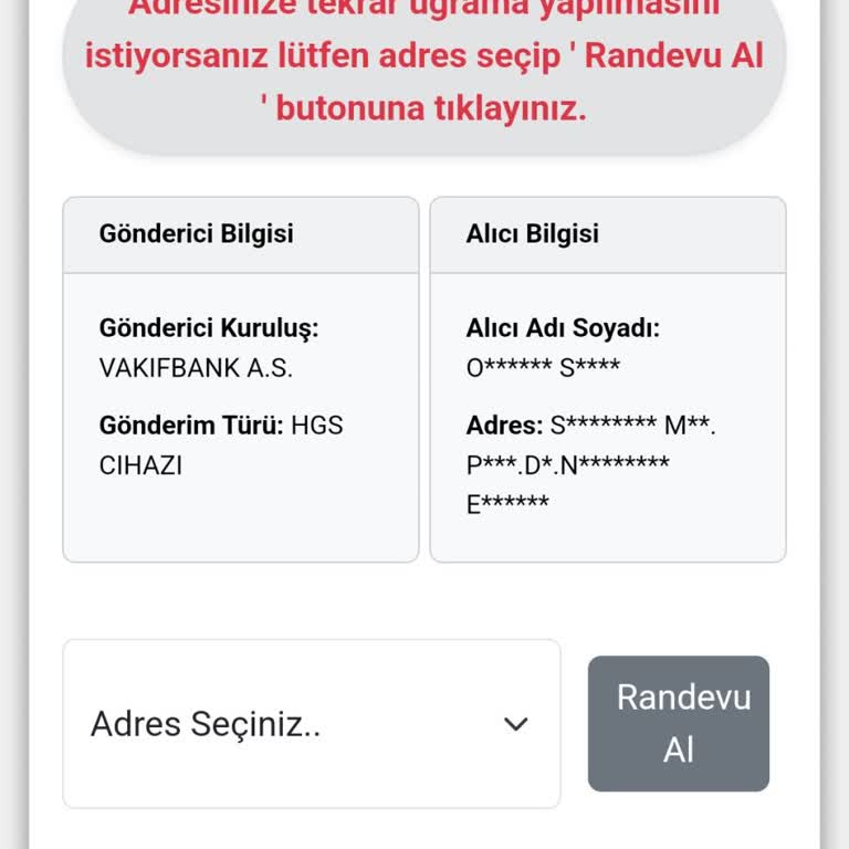 HGS Kartım Teslim Edilmedi: Kuryenet Kurttepe Şubesi Mağduriyeti