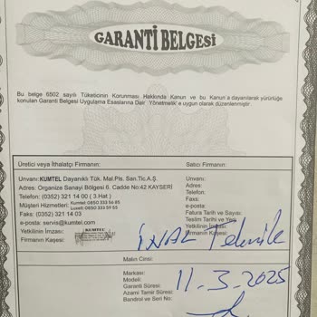 Kumtel Ankastre Seti Kurulum Ve Garanti Sorunları