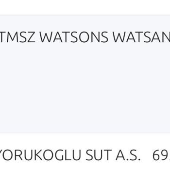 Watsons Alışverişinde Puan Yüklenme Sorunu