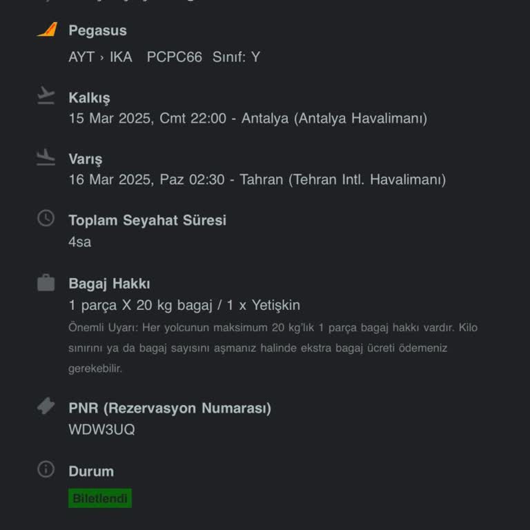 Pegasus Uçuşu İptali Ve Enuygun'un Yetersiz Çözüm Süreci