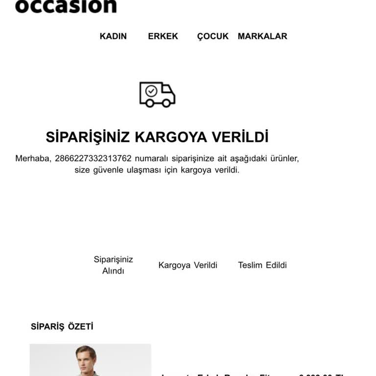 Occasion Kargo Ve Müşteri Hizmetleri Aksaklığı: Hediye Ürünüm Ulaşmadı