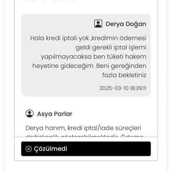 EasyCep İle İade Sürecinde Yaşanan Sorunlar Ve Kredi Puanı Endişesi