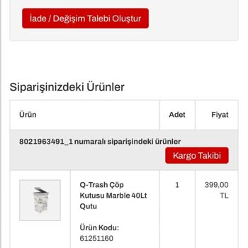 Yanlış Renk Gönderimi Ve İade Zorluğu