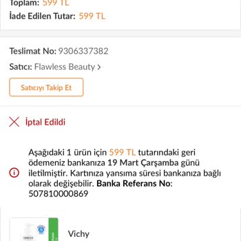Satıcı İptal Ve Fiyat Yükseltme Sorunu