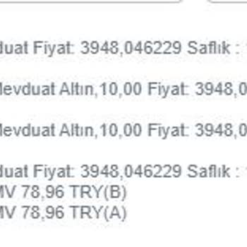 Ziraat Bankası Mobil Uygulamasında Yanıltıcı Altın Alış Fiyatı
