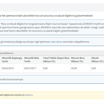 Vodafone Net'in 2017'den Kalan Borç Yanılsaması
