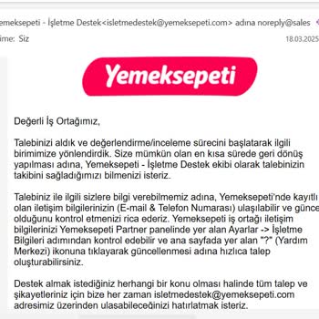 Yemeksepeti'nde Kendi Kuryeme Geçiş Sürecinde Yaşanan Sorunlar