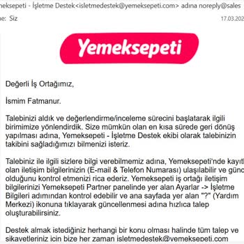 Yemeksepeti'nde Kendi Kuryeme Geçiş Sürecinde Yaşanan Sorunlar