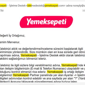 Yemeksepeti'nde Kendi Kuryeme Geçiş Sürecinde Yaşanan Sorunlar