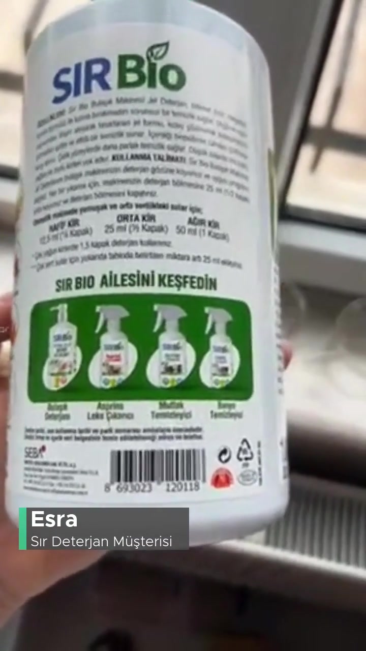 Sır Bio Bulaşık Deterjanı Performansı Çok Düşük, Lekeli Çıkarıyor! videonun kapak resmi