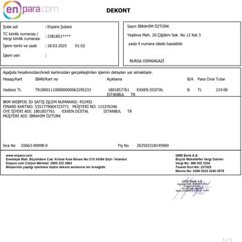 Exxen Üyelik Ücreti İadesi Talebi