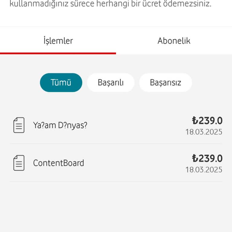 Yanlışlıkla Başlatılan Abonelikte İade Ve İptal Talebi