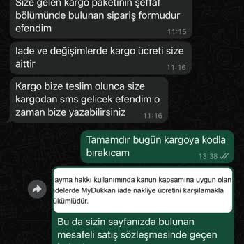 İade Sürecinde Çelişkili Bilgilendirme Ve Kargo Ücreti Sorunu