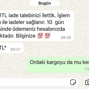 İade Sürecinde Çelişkili Bilgilendirme Ve Kargo Ücreti Sorunu
