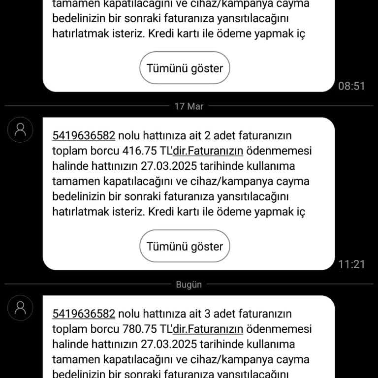 Vodafone'dan Hattımı Kapatamıyorum: Tehdit Ve Borç Sorunu