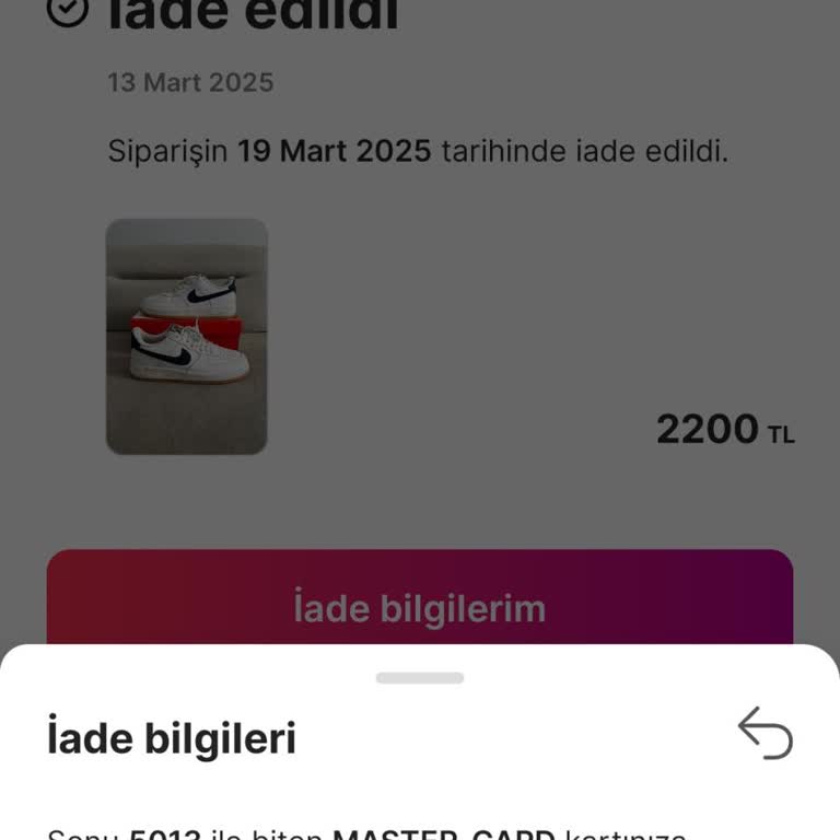 Eksik İade Ve İletişim Sorunu: Müşteri Temsilcisi Yok