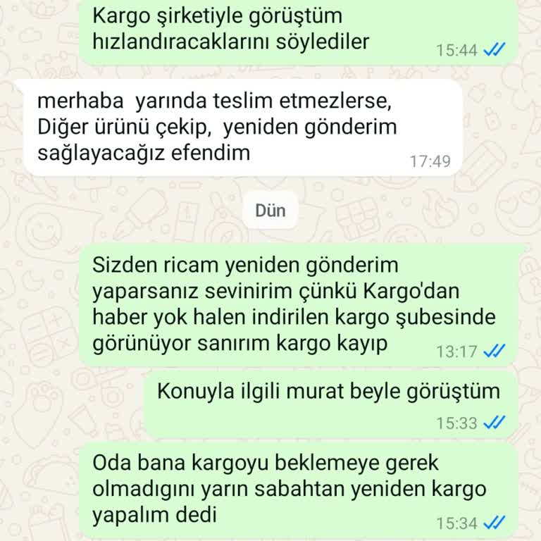 Teslim Edilemeyen Sipariş Ve İade Süreci