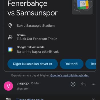 Viagogo'dan Alınan Biletlerin Passolig'e Tanımlanmaması Mağduriyeti