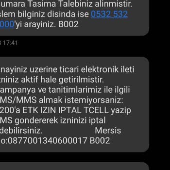 Turkcell'de İstenmeyen SMS Sorunu