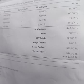 Beklenmedik Kargo Ücreti Sürprizi
