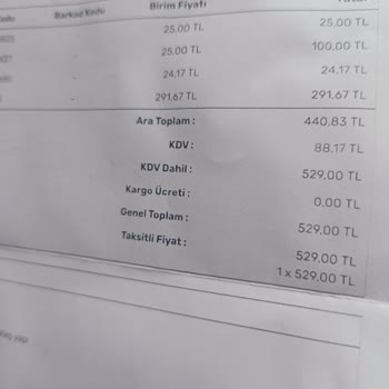 Beklenmedik Kargo Ücreti Sürprizi