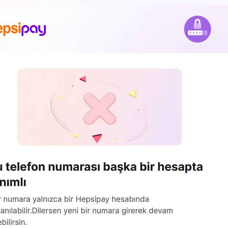 Hepsipay Hesabımda Numara Güncelleme Sorunu