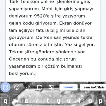 Türk Telekom'da Sürekli Oturum Süresi Sorunu
