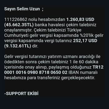 EC Markets'te Çekim Sorunu Ve Yatırım Mağduriyeti