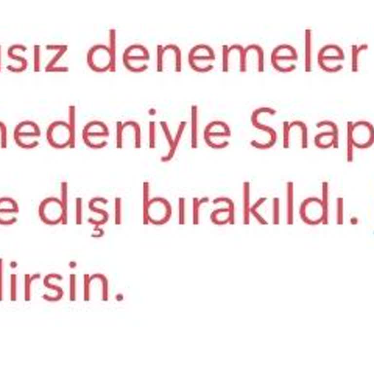 Snapchat Hesabına Giriş Sorunu Ve Destek Eksikliği
