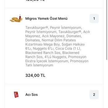 Eksik Ürün Ve Soğuk Servis Sorunu