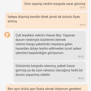 Kargoda Zarar Gören Siparişin İptali Ve Mağduriyet