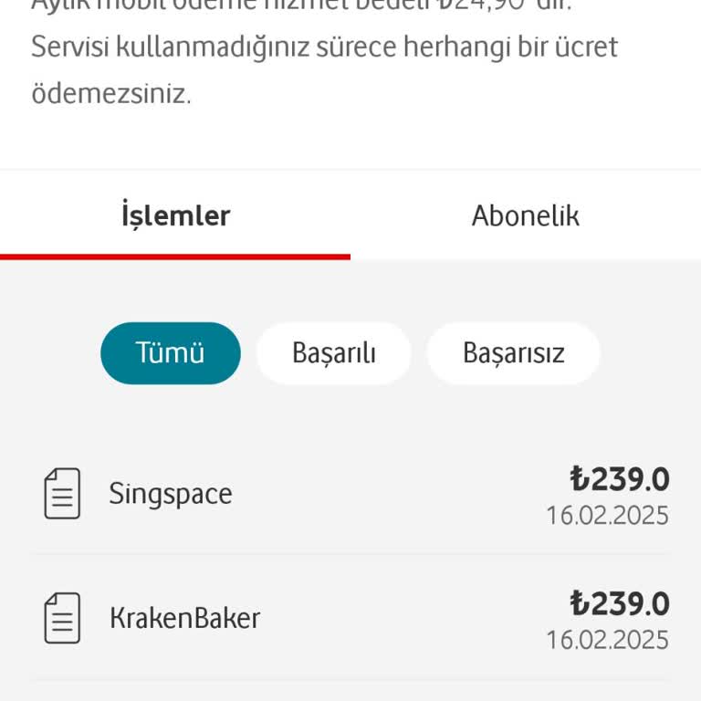 Vodafone Charged Me ₺239 for Unauthorized Mega Miles Limited Subscription