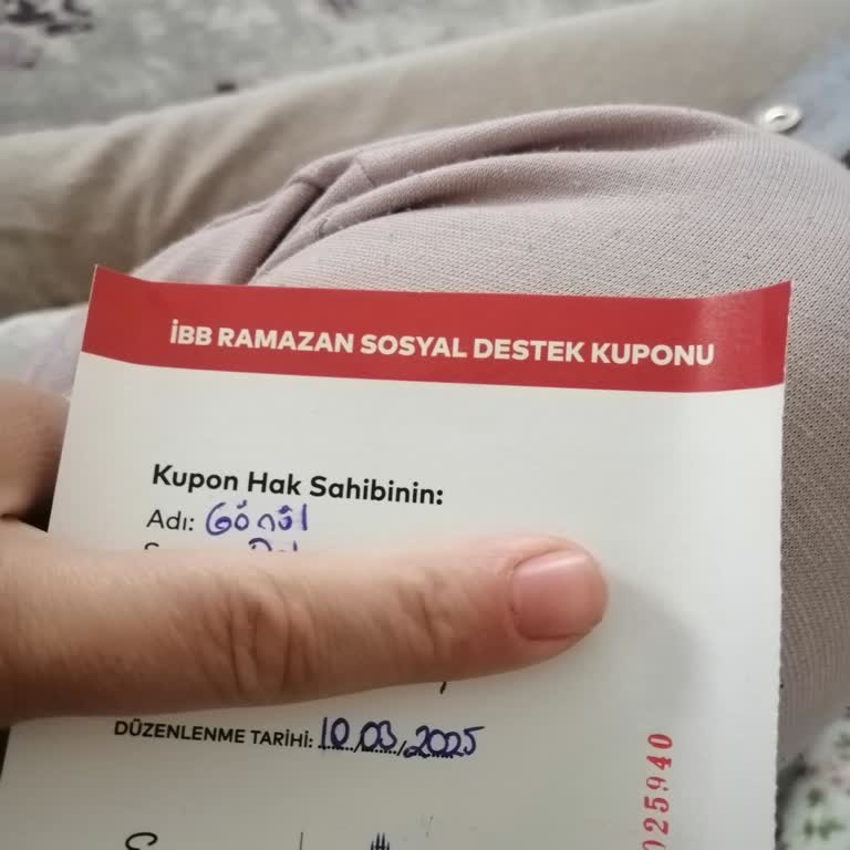 İBB Yardım Kodu Bekleyişi