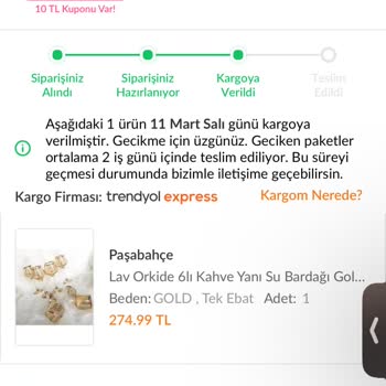 Siparişim Nerede? 6 Gündür Bekliyorum!