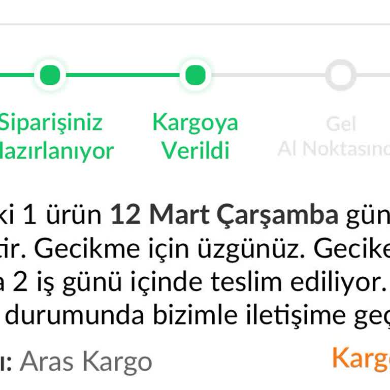Aras Kargo Karataş Şubesi'nde Dağıtım Sorunu