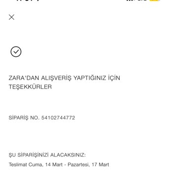 Zara'nın Teslimat Kabusu