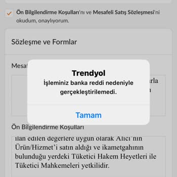 Trendyol'da Sipariş Verme Kabusu: Banka Reddetme Sorunu