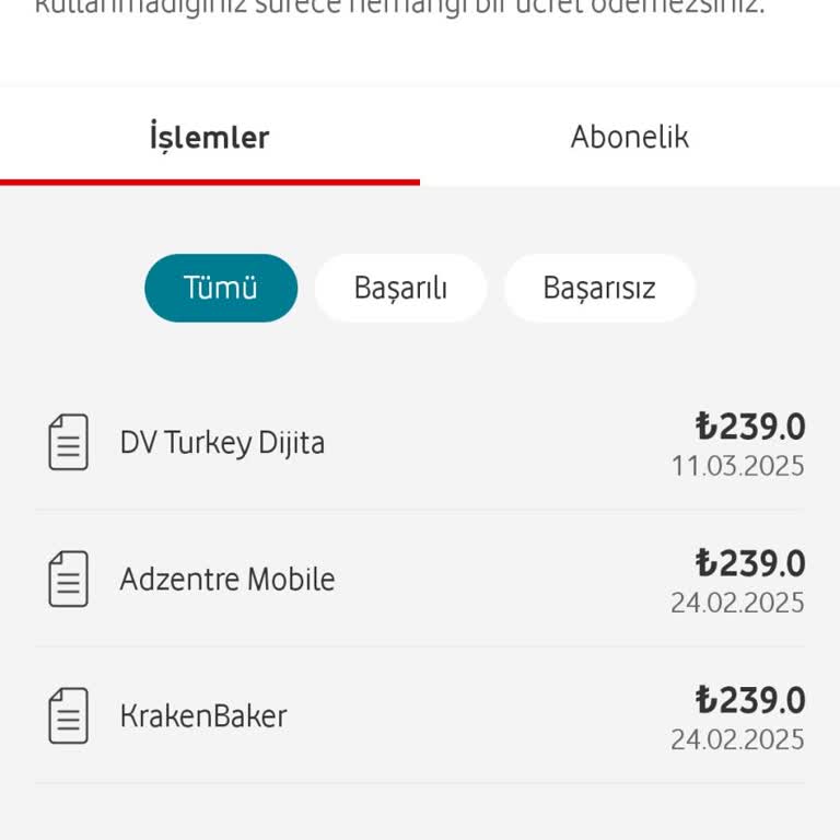 Bilinmeyen Üyelikler Ve Ekstra Ücretler